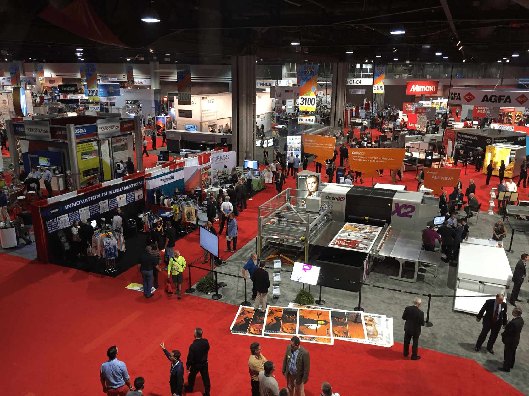 SGIA Expo Atlanta 2015 Bird's Eye View • The Ink Kitchen